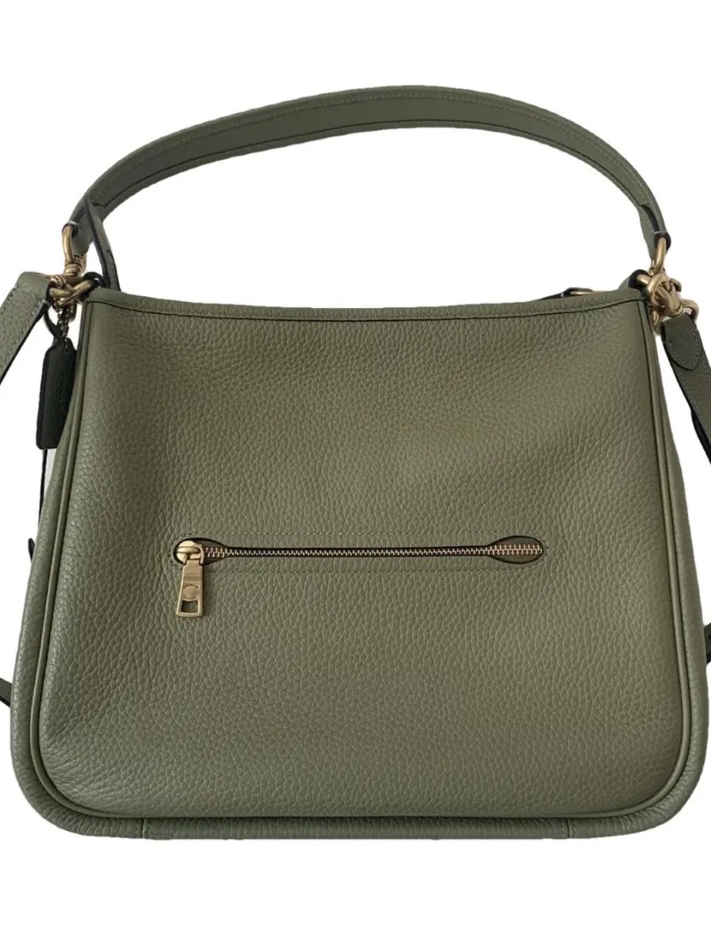 Coach Cary Soft Pebble Leather Shoulder Bag with Convertible Straps - Picture 2 of 10